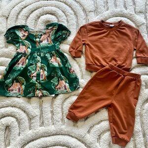 Kate Quinn Gingerbread Cottage Woodland Bundle | Size 6-9 months